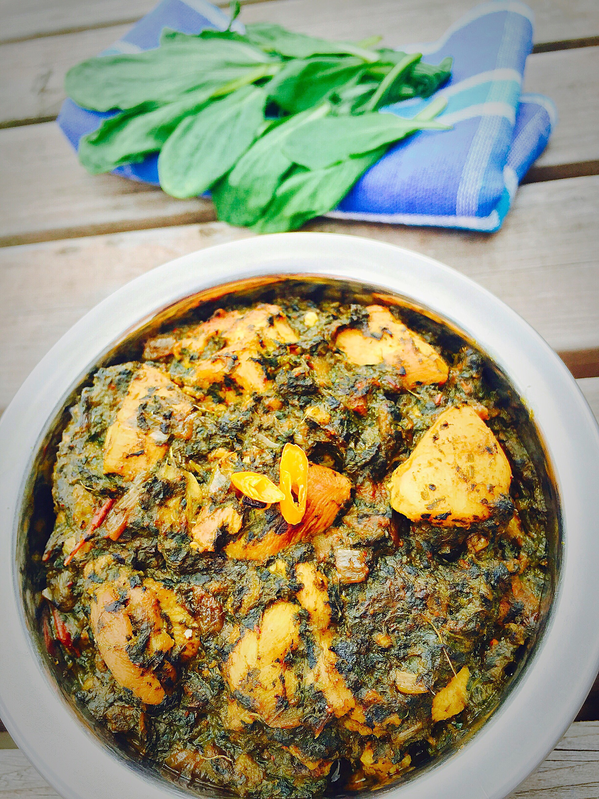 Saag Chicken Tanu's Recipes